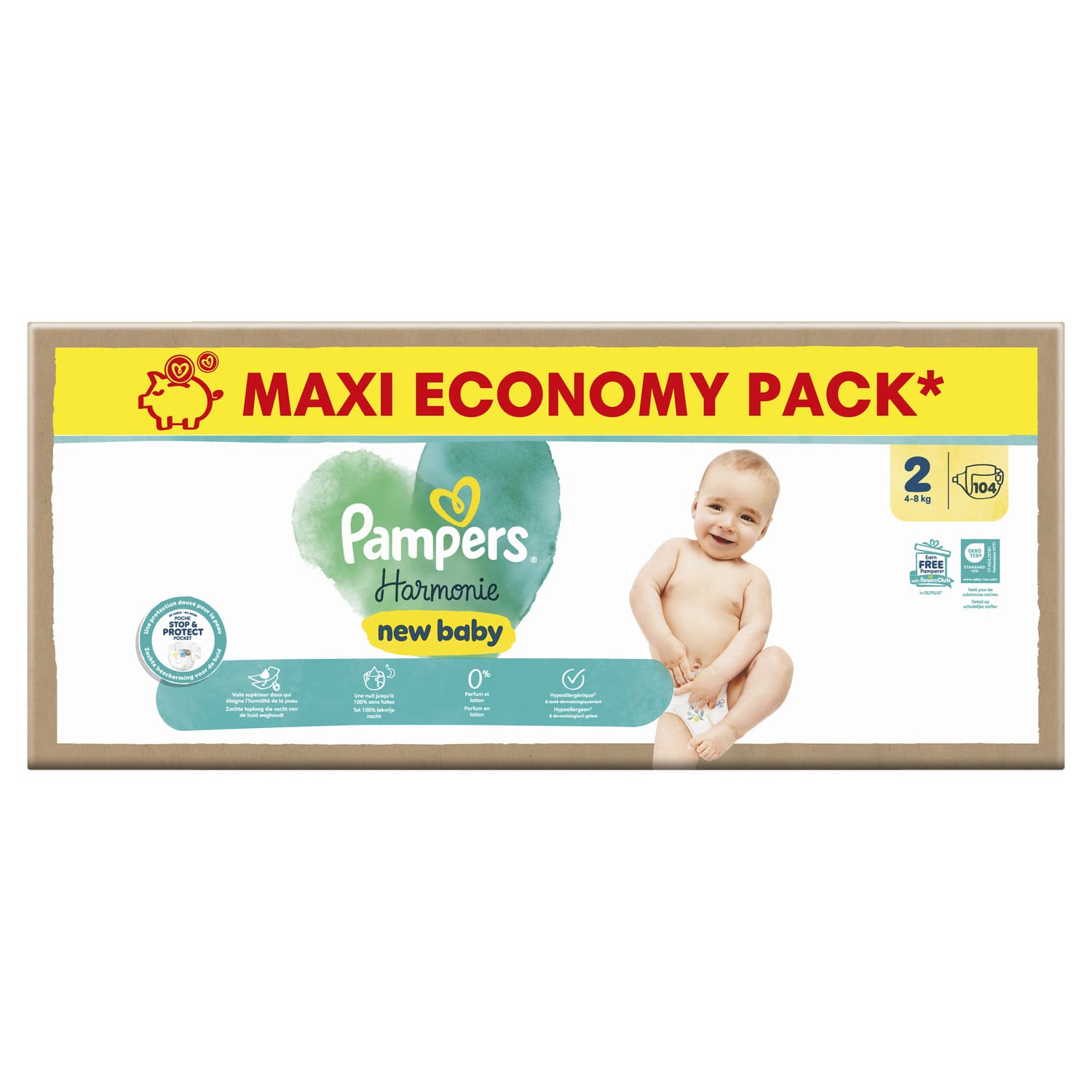 Pampers Taille 2 de 104 couches
